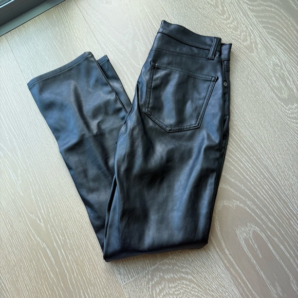 GAP Vintage Slim High Rise “Leather” Pants, 26 - Picture 1 of 5